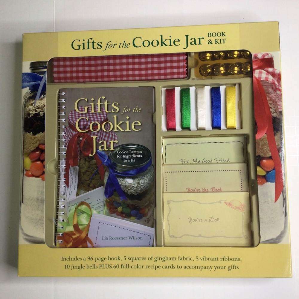 Gifts in A Jar Book Kit, Cookies, Holiday Gifts